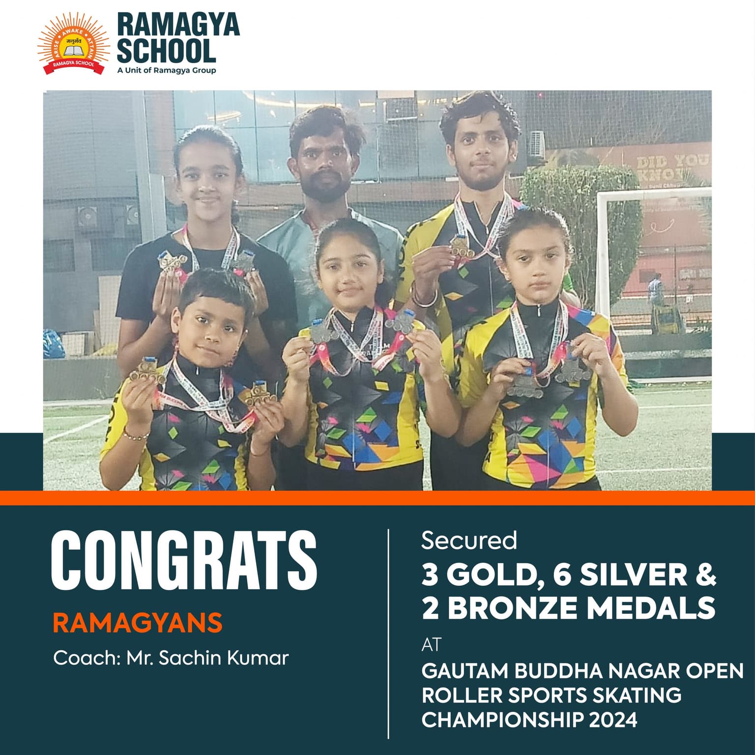 Gautam Buddha Nagar Open Roller Sports Skating Championship 2024