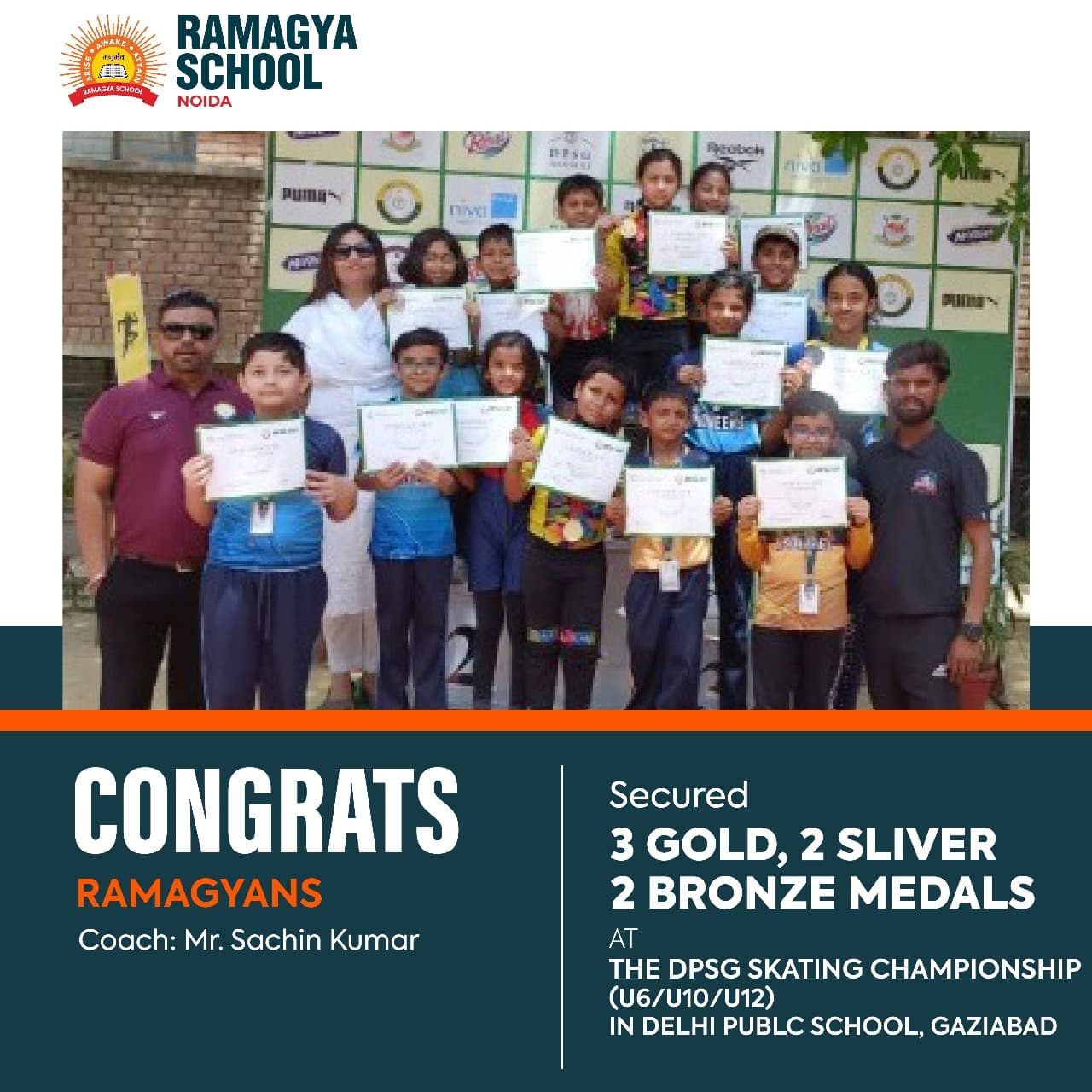 Celebrating Our Skating Champions | Securing 7 Medals at The DPSG Skating Championship