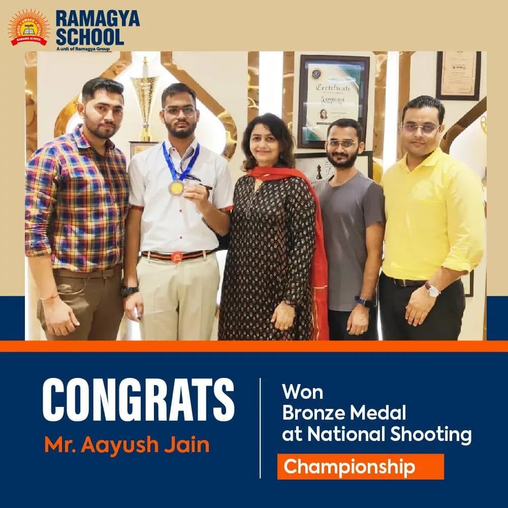 Mr. Aayush Jain Won Bronze Medal at National Shooting Championship