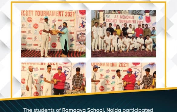 The students of Ramagya School secure 2nd position in the 5th J.S Memorial Cricket Tournament U-17