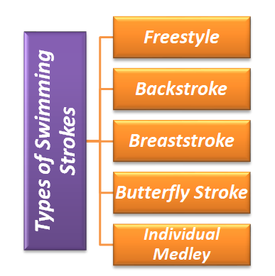 types of swimming